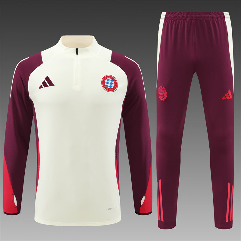 חליפת אימון חצי רוכסן באיירן מינכן